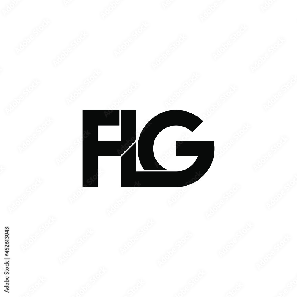 flg letter monogram initial logo design flg letter monogram initial logo design