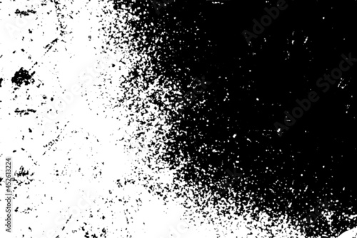 Grunge Black And White Urban. Dark Messy Dust Overlay Distress Background. Easy To Create Abstract Dotted, Scratched, Vintage Effect With Noise And Grain.Grunge Texture Vector
