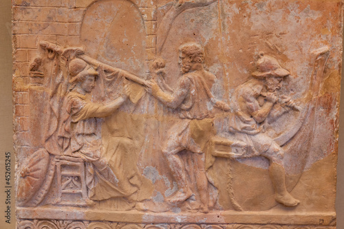 terracotta relief photo