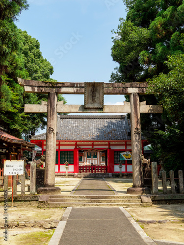 【奈良県】久度神社の鳥居 photo