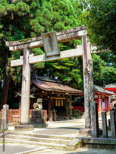 【奈良県】久度神社の鳥居 photo