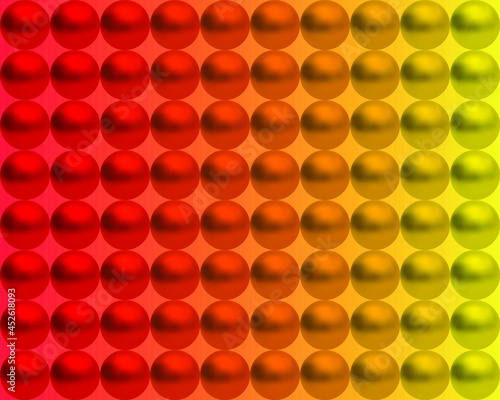 Luxury background with 3D beads. Vector illustration.