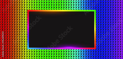 Colorful luxury background with 3D beads. Vector illustration.