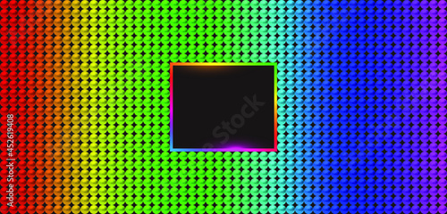 Colorful luxury background with 3D beads. Vector illustration.