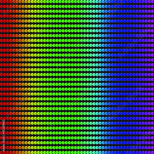 Colorful luxury background with 3D beads. Vector illustration.