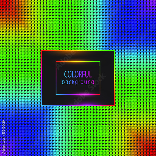 Colorful luxury background with 3D beads. Vector illustration.