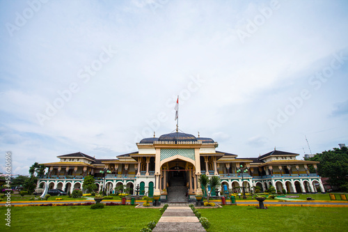 Maimun Palace (Istana Maimoon) is the palace of the Deli Sultanate which is one of the icons of Medan City, North Sumatra, Indonesia. Istana Maimoon is a popular tourist destination in Medan City. photo
