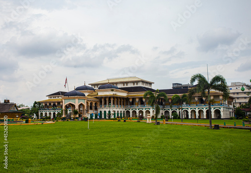 Maimun Palace (Istana Maimoon) is the palace of the Deli Sultanate which is one of the icons of Medan City, North Sumatra, Indonesia. Istana Maimoon is a popular tourist destination in Medan City.