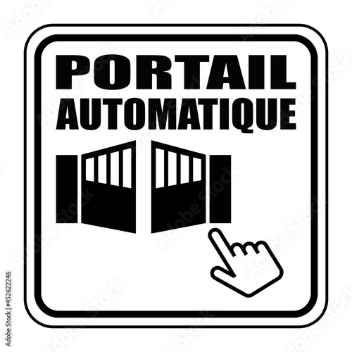 Logo portail automatique.