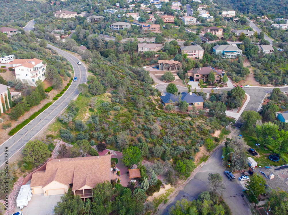 Drone view of Prescott