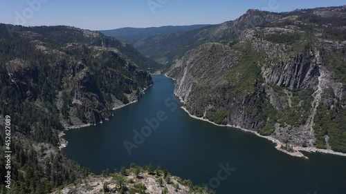 Donnell Reservoir Aerial - Sonora Pass, California photo