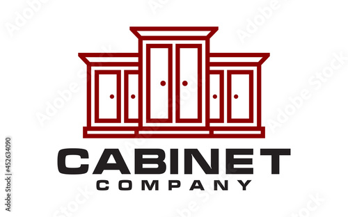 Cabinet Furniture or Kitchen Set vector logo designs
