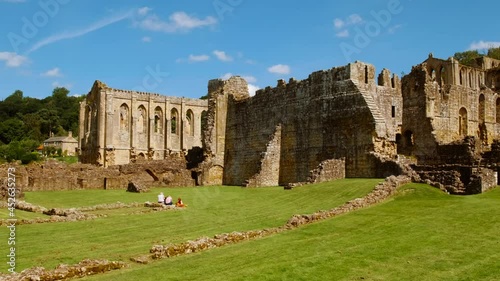 Wallpaper Mural Cinematic view of the stunning Rievaulx Abbey in the North York Moors National Park, North Yorkshire, England, UK, dating back to 1132 Torontodigital.ca
