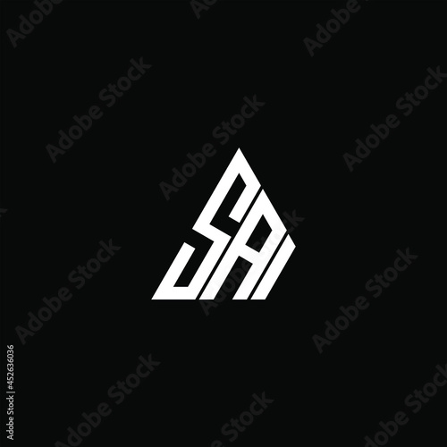 SAI letter logo creative design. SAI unique design photo