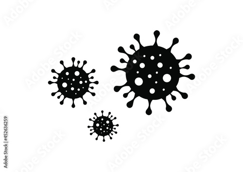 CORONAVIRUS CELL ICON, COVID-19, SARS-COV-2