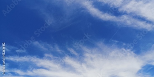 blue sky with clouds