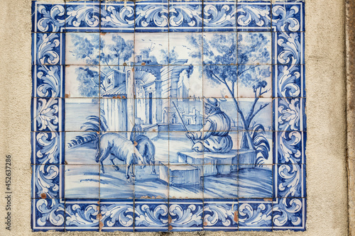  pretty little porcelain tile from Lisbon Portugal 