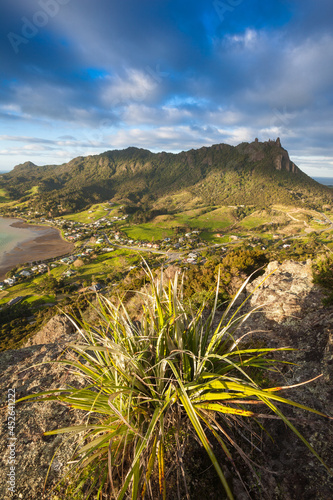 Mount Manaia seen from Mount Aubrey, Whangarei, Northland photo