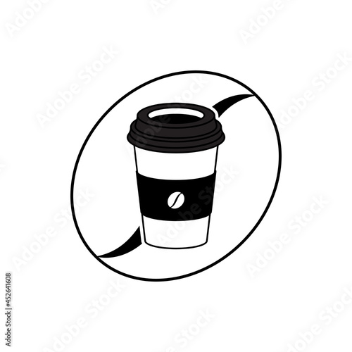 white coffee logo