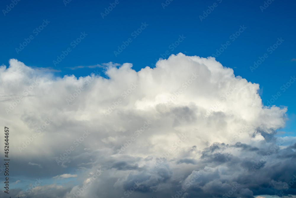 Contrasting clouds with feather inserts Contrasting clouds with feather inserts