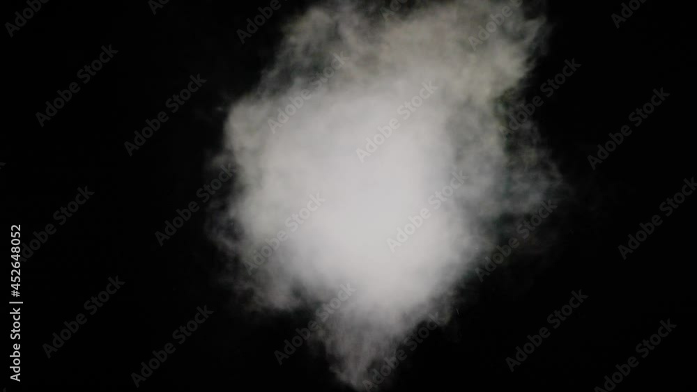 Abstract smoke cloud, fog, vapor, steam isolated over black background, blanding Abstract smoke cloud, fog, vapor, steam isolated over black background, blanding