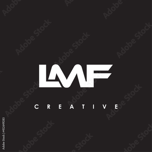 LMF Letter Initial Logo Design Template Vector Illustration