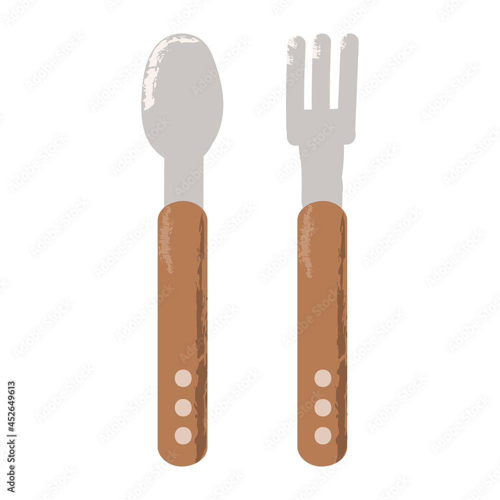 Kitchen cutlery spoon and fork for dinner Kitchen cutlery spoon and fork for dinner