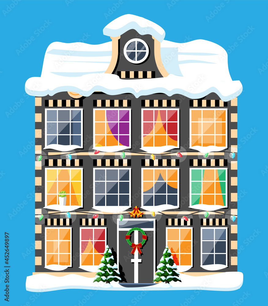 City House Covered Snow City House Covered Snow