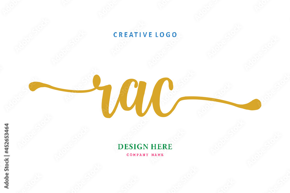 RAC lettering logo is simple, easy to understand and authoritative RAC lettering logo is simple, easy to understand and authoritative