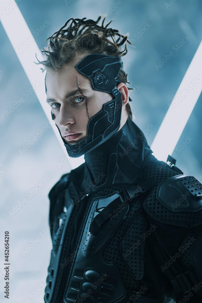 brave cyberpunk warrior brave cyberpunk warrior
