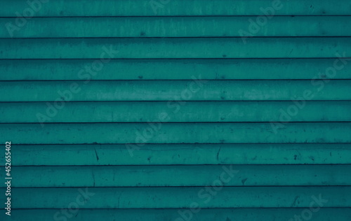 Hintergrund aus blau grünen Holzbrettern