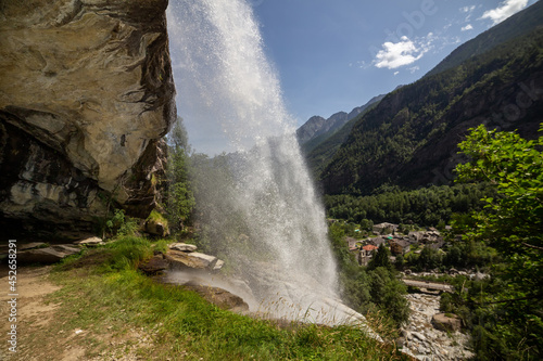 Noasca Waterfall, Gran Paradiso National Park, Aosta, Italy