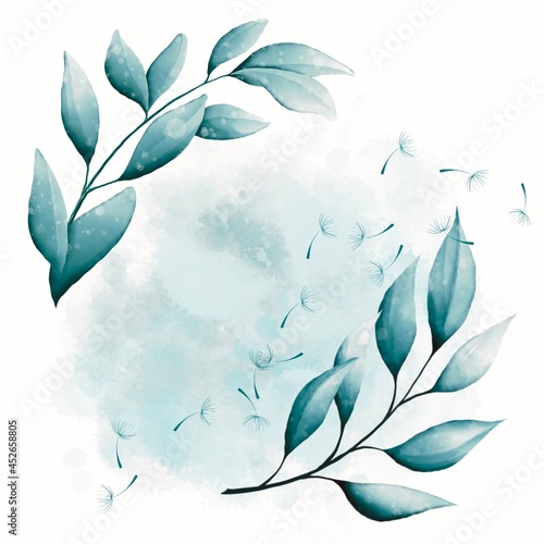 background with leaves