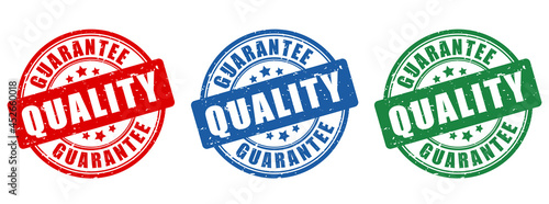 Quality guarantee rubber stamp