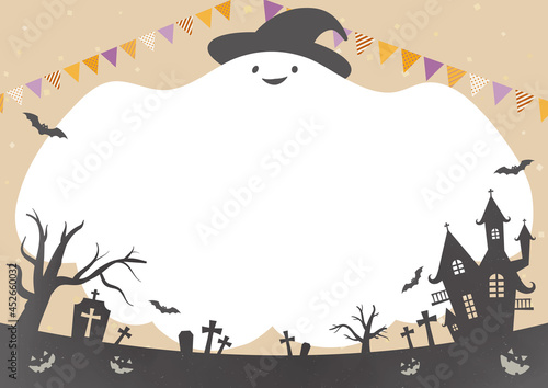 楽しげなハロウィンの背景素材