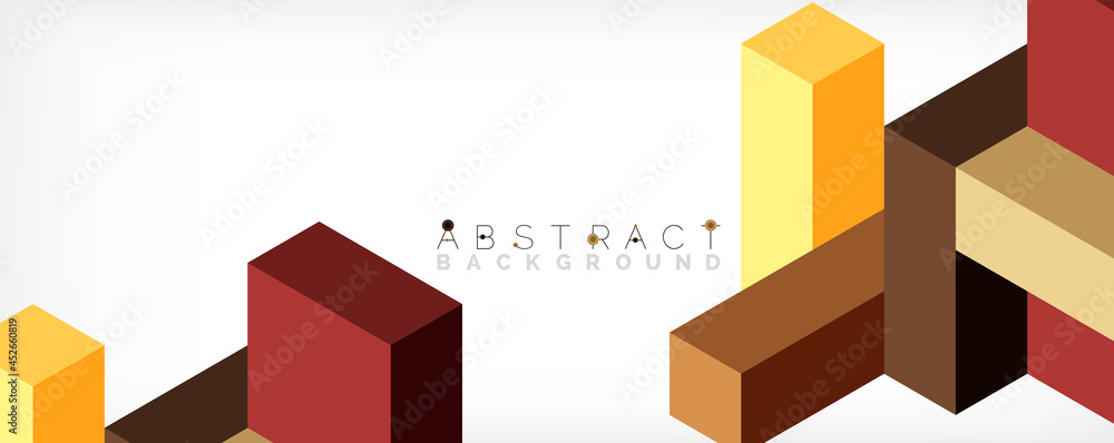 Abstract background. 3d cubes, cubic elements and blocks. Techno or business concept for wallpaper, banner, background, landing page Abstract background. 3d cubes, cubic elements and blocks. Techno or business concept for wallpaper, banner, background, landing page