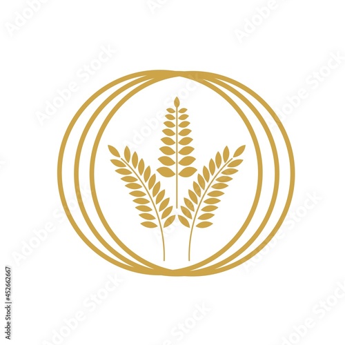  wheat Logo vector