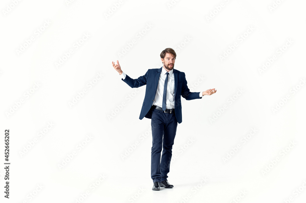 bearded business man manager Professional light background bearded business man manager Professional light background