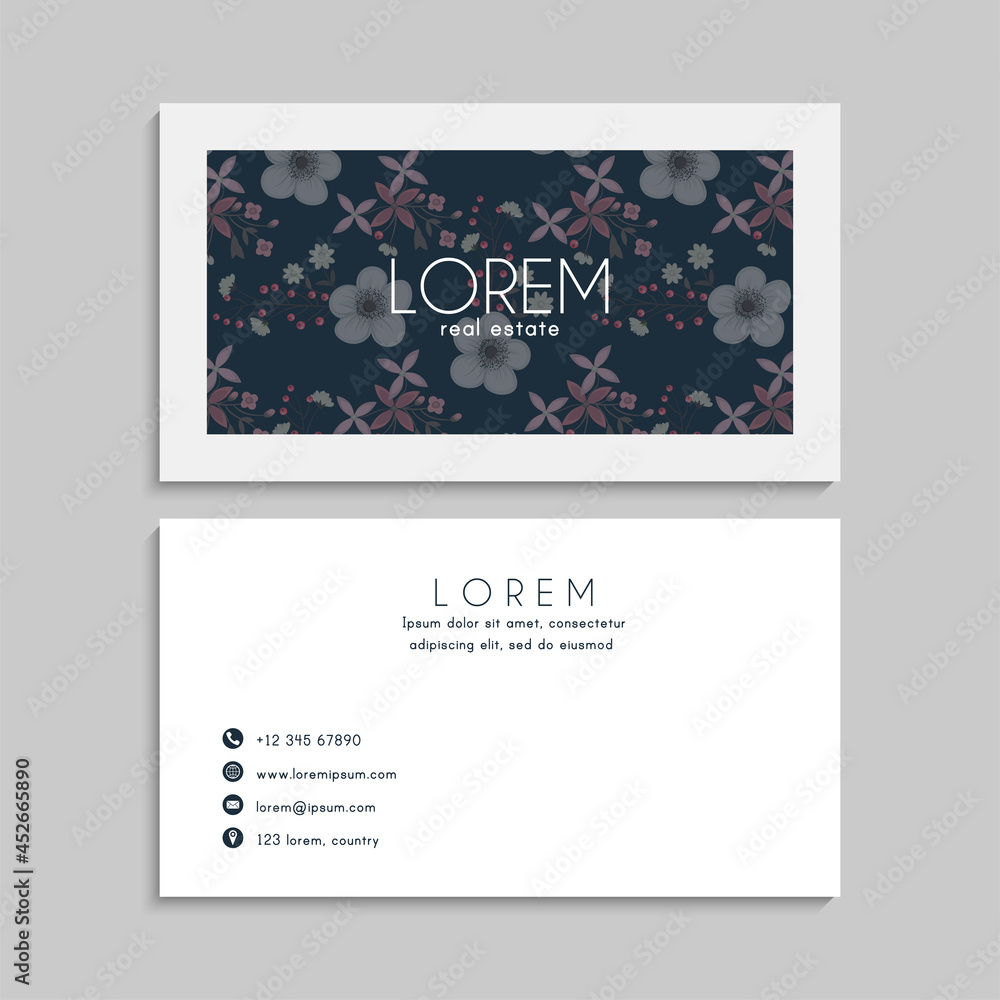 Business Card Set. Vector illustration. EPS10 Business Card Set. Vector illustration. EPS10