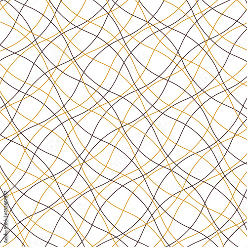 elegant wavy lines mesh fashion geometric design