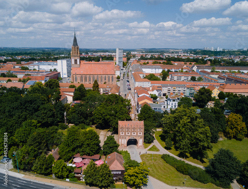 Blick über die Innenstadt von Neubrandenburg