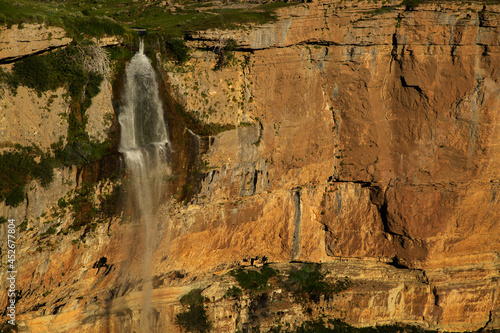 Tobot Waterfall in the Caucasus Mountains (Dagestan) photo