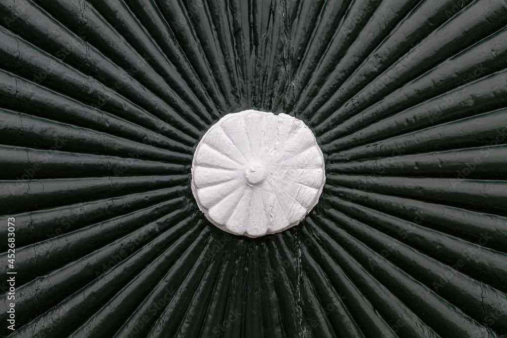 Obraz premium Rosette an einer Haustüre