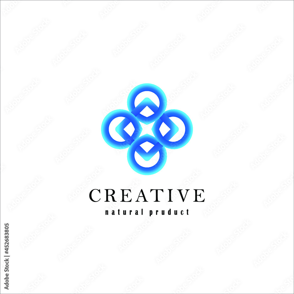 Vector design element for your company logo, abstract blue icon. modern logotype, Business company template. Vector design element for your company logo, abstract blue icon. modern logotype, Business company template.