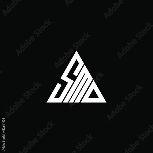 SMD letter logo creative design. SMD unique design, SMO letter logo creative design. SMO unique design