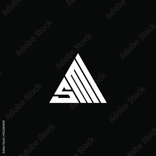 SMI letter logo creative design. SMI unique design