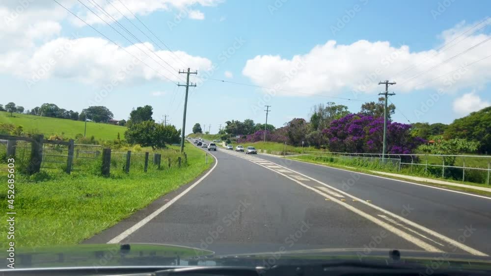 オーストラリアのゴールドコーストからバイロン・ベイまでを運転している風景 Scenery of driving from Gold Coast to Byron Bay, Australia. オーストラリアのゴールドコーストからバイロン・ベイまでを運転している風景 Scenery of driving from Gold Coast to Byron Bay, Australia.