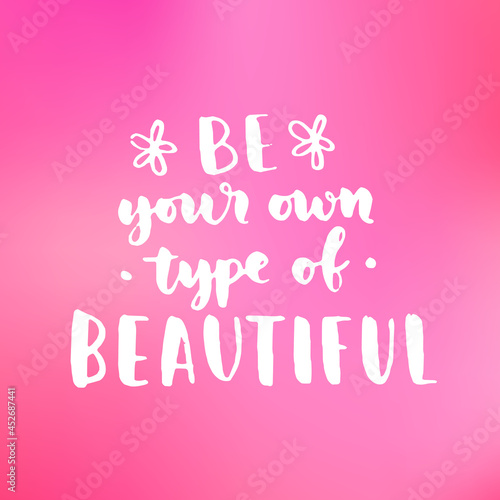 Women's rights quote, phrase. Vector lettering about feminism, woman rights, motivational slogan. Women support and empower, care of yourself, self-care poster.