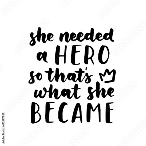 Women's rights quote, phrase. Vector lettering about feminism, woman rights, motivational slogan. Women support and empower, care of yourself, self-care poster.