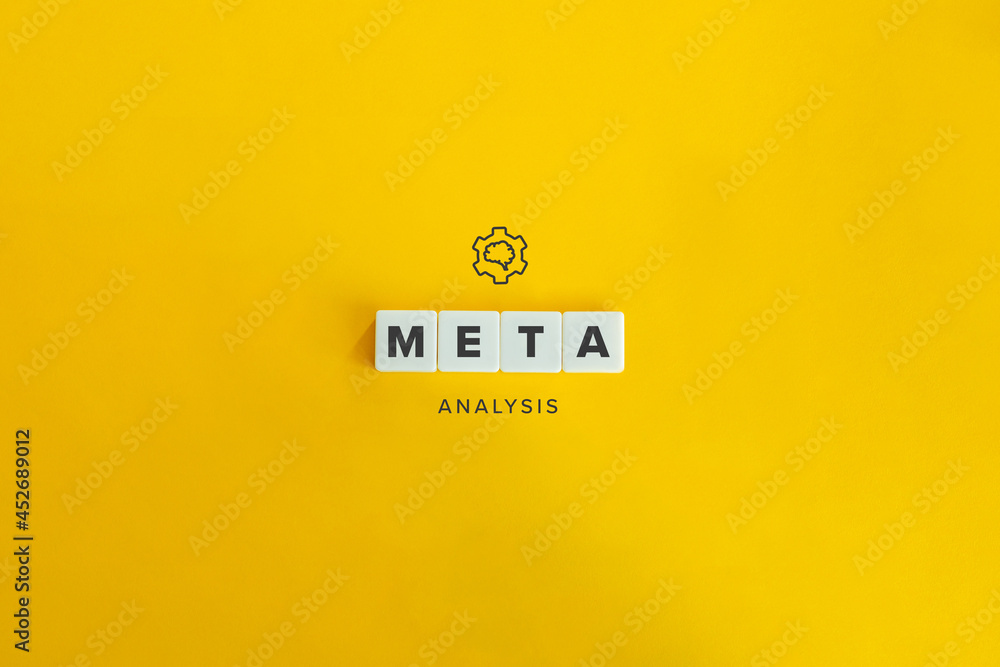 Meta Analysis Banner. - obrazy, fototapety, plakaty 
